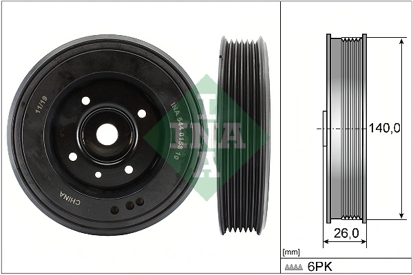 Belt Pulley, crankshaft